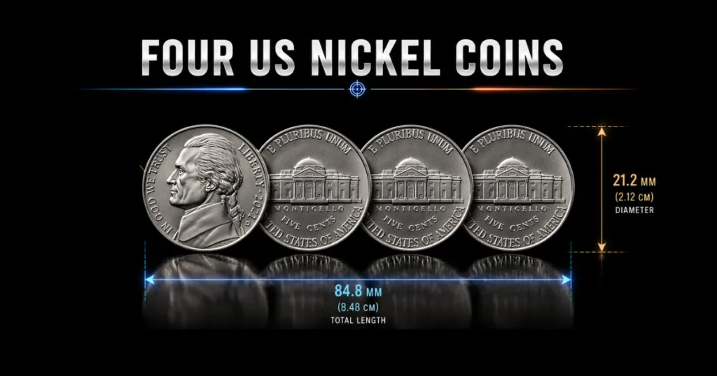 four-us-nickel-coins