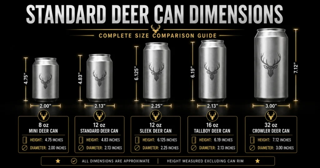 standard-deer-can-dimensions