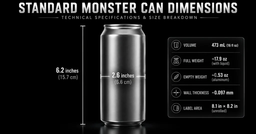 standard-monster-can-dimensions