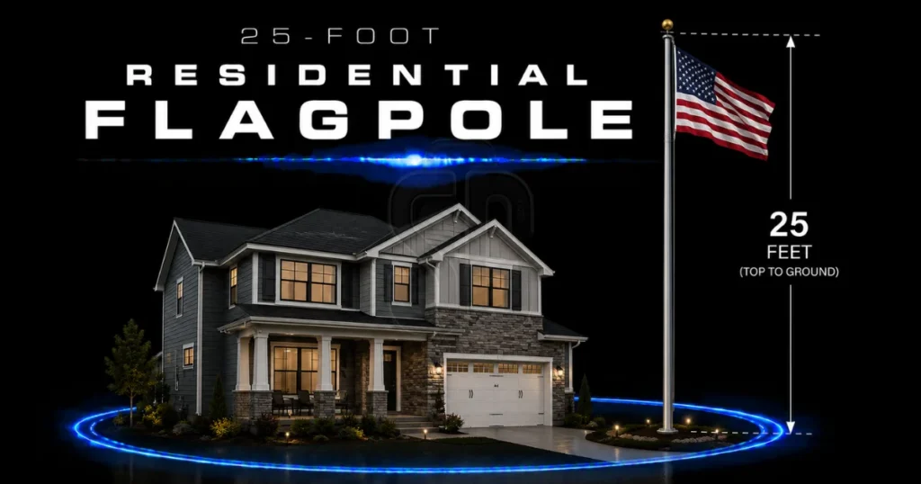 25-foot-residential-flagpole