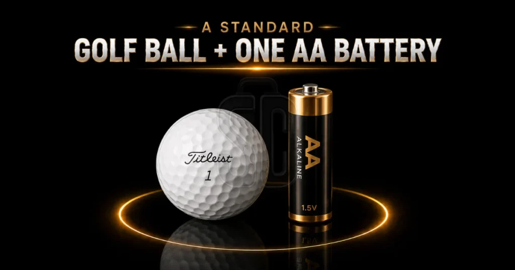 a-standard-golf-ball-one-aa-battery