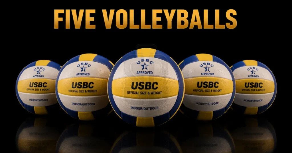 five-volleyballs