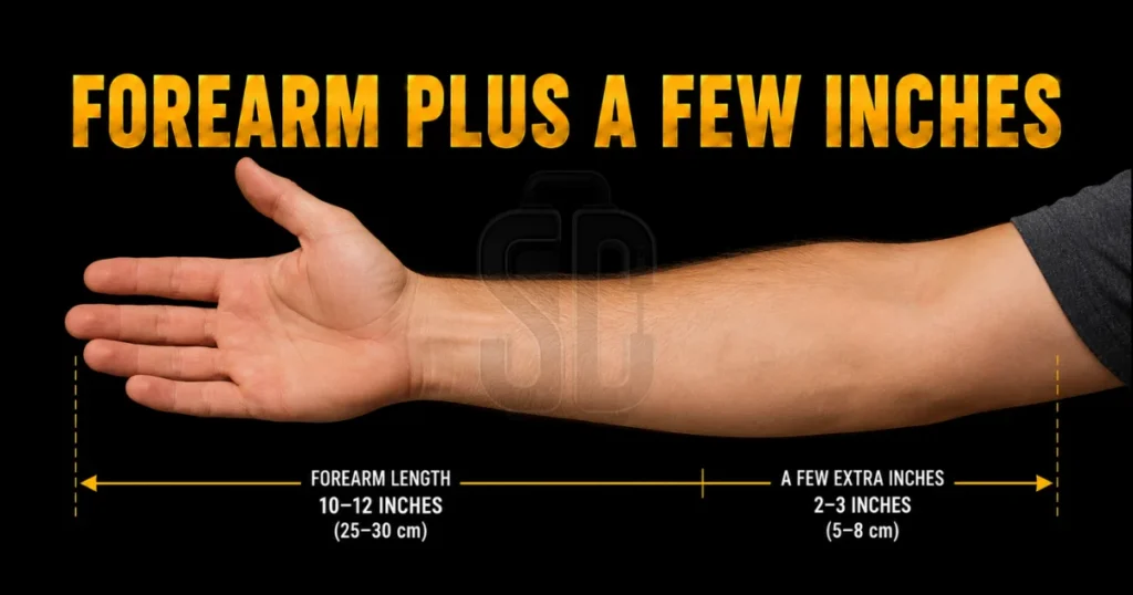 forearm-plus-a-few-inches