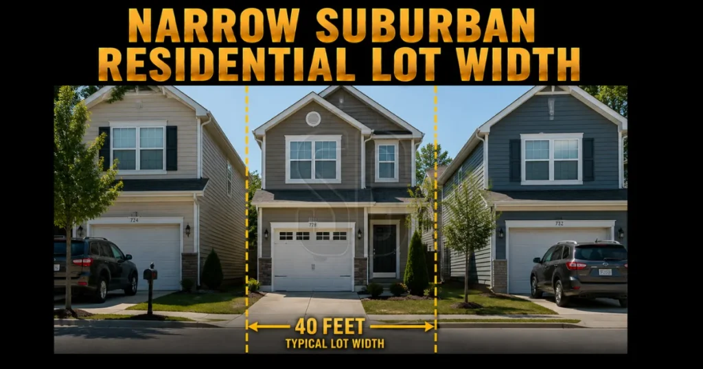 narrow-suburban-residential-lot-width