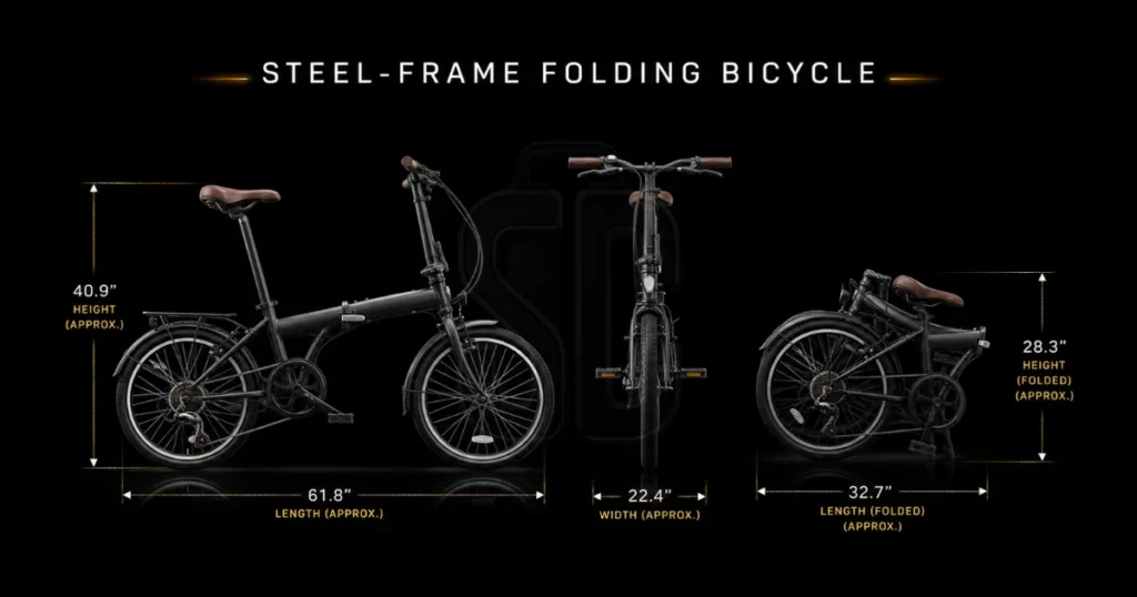 steel-frame-folding-bicycle