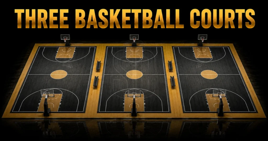 three-basketball-courts