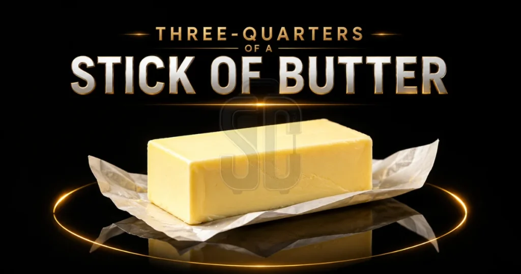 three-quarters-of-a-stick-of-butter