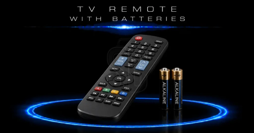 tv-remote-with-batteries