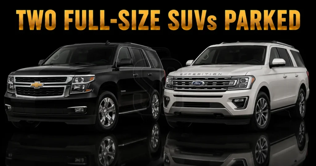 two-full-size-suvs-parked