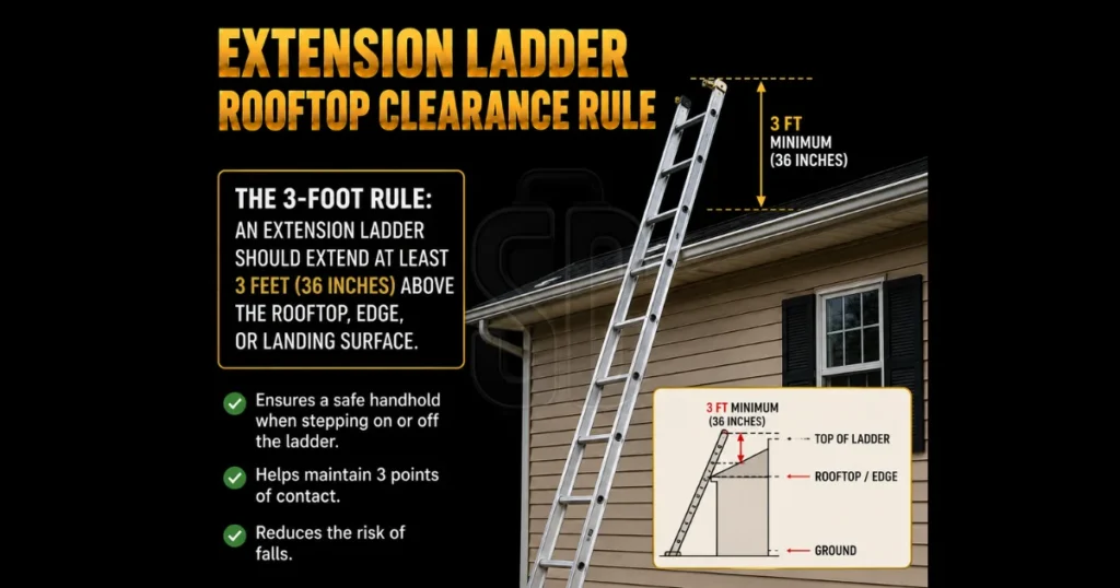 extension-ladder-rooftop-clearance-rule