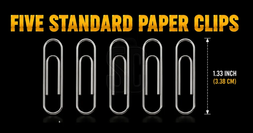 five-standard-paper-clips