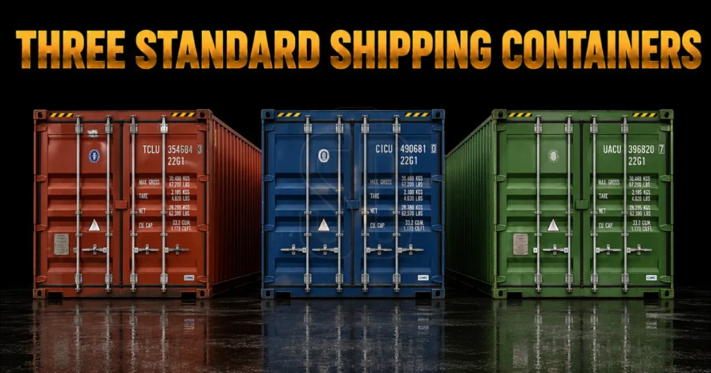 three-standard-shipping-containers-in-a-row