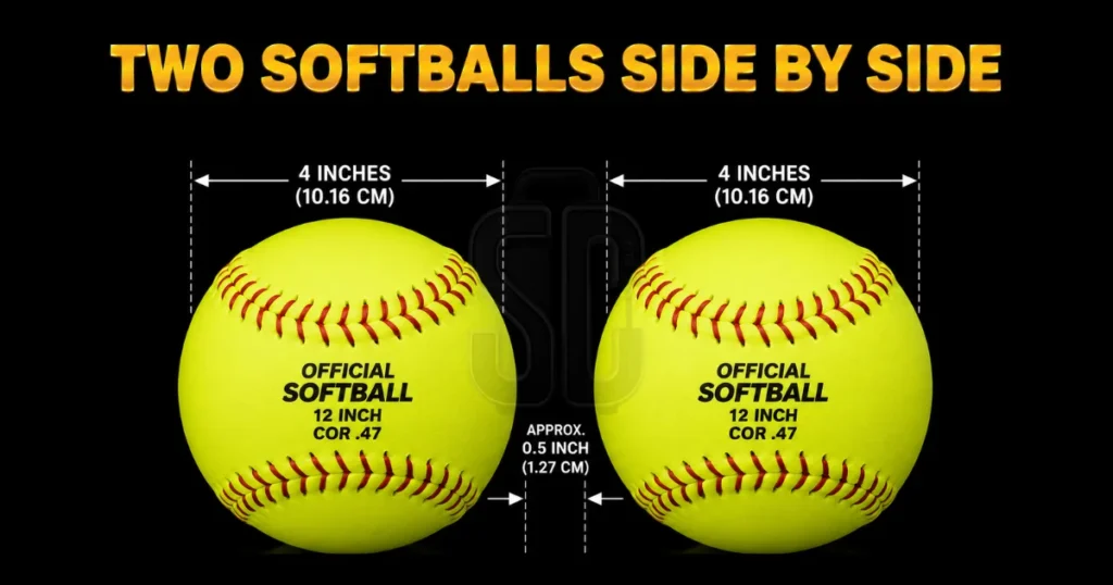 two-softballs