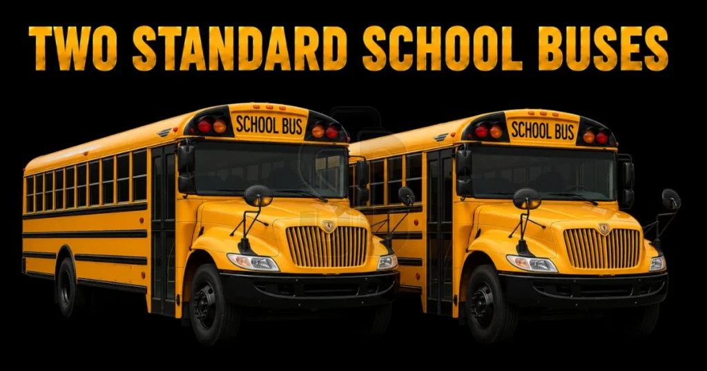 two-standard-school-buses