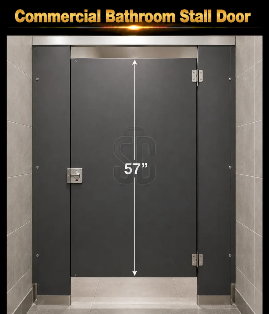 commercial-bathroom-stall-door-57-inch
