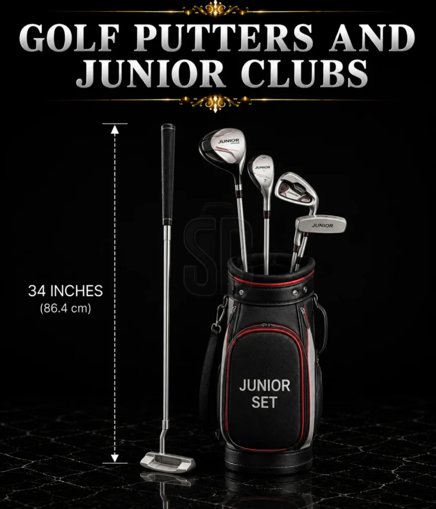 golf-putters-and-junior-clubs-34-inch