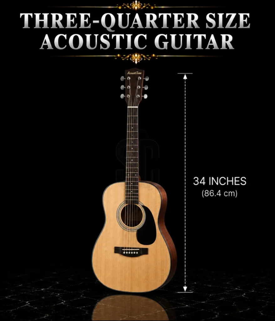three-quarter-size-acoustic-guitar-34-inch